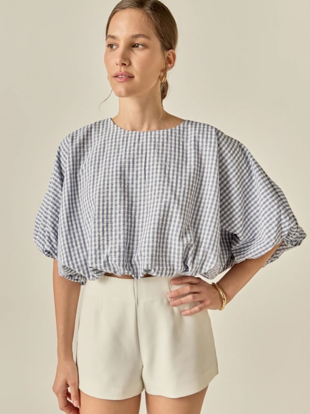 NWOT English Factory Voluminous Cropped Top